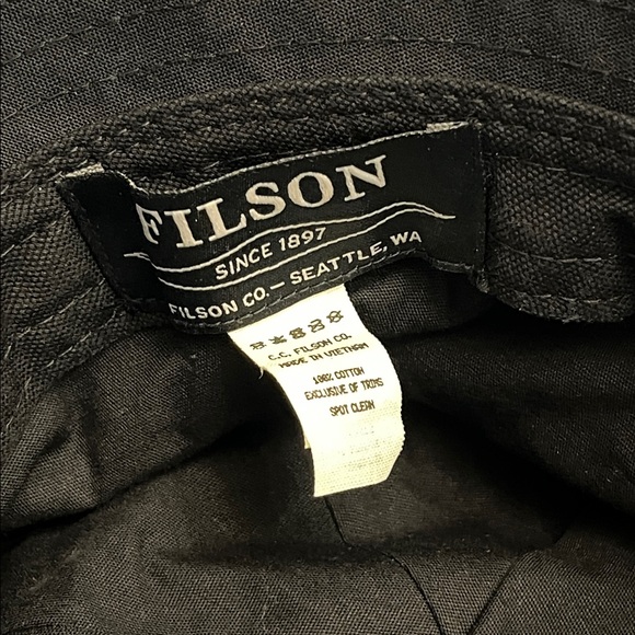 Filson Waxed Cotton Bucket Hat Size M - Picture 2 of 7